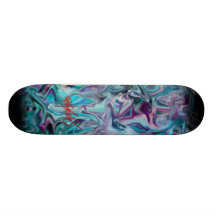 Purple Haze Custom Skate Board