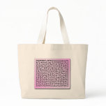 Purple  Haze Maze Tote Bags