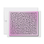 Purple  Haze Maze invitations