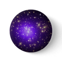Purple haze of stars at night button