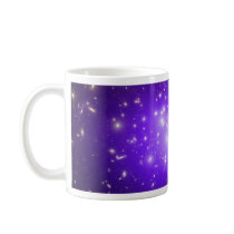 Purple haze of stars at night mugs