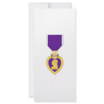 Purple Heart Medal Rack Card Template