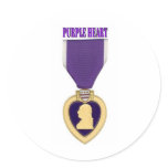 PURPLE HEART STICKER