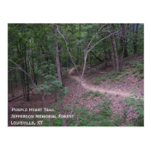'Purple Heart Trail' Post Card