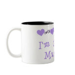 Purple Hearts I'm Getting Married mugs