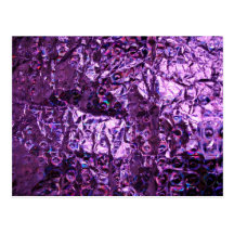 Purple Hologram Paper Post Cards
