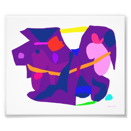 Purple Horse Photo Art