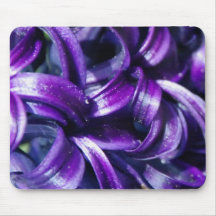 Purple Hyacinth Flower Mouse Pad