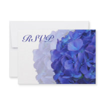 Purple Hydrangea RSVP Cards Announcements