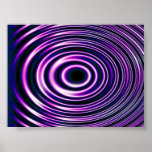 Purple Ink Drip Posters