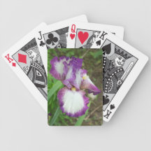 Purple Iris Bicycle Card Deck