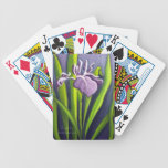 Purple Iris Bicycle Poker Cards