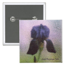 Purple Iris Button