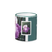 Purple Iris Family & Friends Mug - Customized