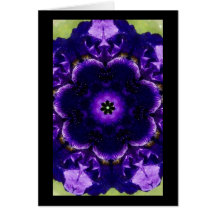 Purple Iris Greeting Card