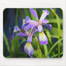 Purple Iris Mouse Pad