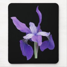 Purple Iris Mouse Pad