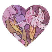 Purple Iris Stickers