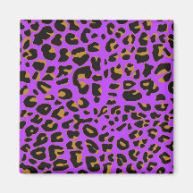 Purple Jaguar Magnets