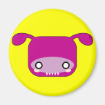 Purple Kawaii Monster Fridge Magnet