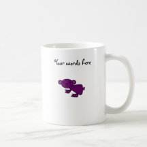 Purple koala coffee mug