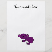 Purple koala flyer