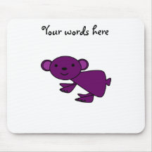 Purple koala mousepad