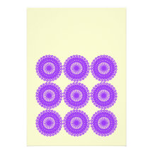 Purple Lace Design. Announcement