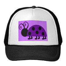Purple Lady Bug Hat