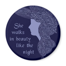 Purple Lady magnets