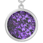 Purple Leaves Necklace