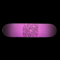 Purple Leopard Skateboard skateboards