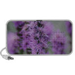 Purple Liatris Flowers Portable Speakers