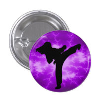 Purple Lightning Lady Button