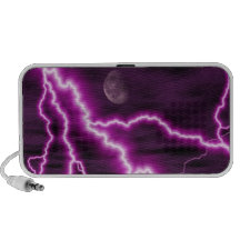 purple lightning portable speakers