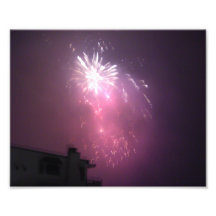 Purple Lights In The Sky Photo