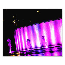 Purple Lights Photographic Print