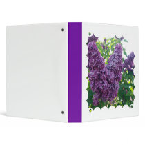 Purple Lilacs Binder