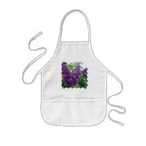Purple Lilacs Children's Smock Apron