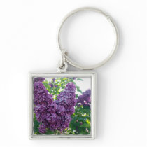 Purple Lilacs Keychain