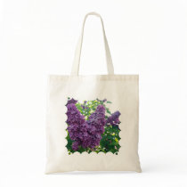 Purple Lilacs Small Canvas Bag