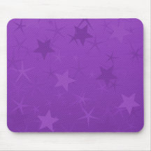Purple Lined Star Field Mousepad