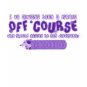 Purple Little Off Course Women's Dark Teeshirt