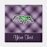 Purple Lizard Refrigerator Magnets