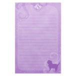 Purple Magic Affenpinscher Stationery