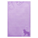 Purple Magic Bernese Mountain Dog Stationery