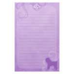 Purple Magic Brussels Griffon Stationery