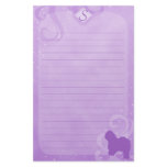 Purple Magic Old English Sheepdog Stationery