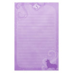 Purple Magic Pembroke Welsh Corgi Stationery
