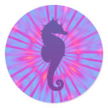 Purple Magic Sea Horse stickers